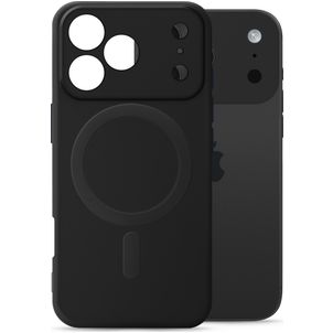 My Style Protective Flex Coque iPhone 17 Pro MagSafe Coque arrière en TPU Souple - Noir