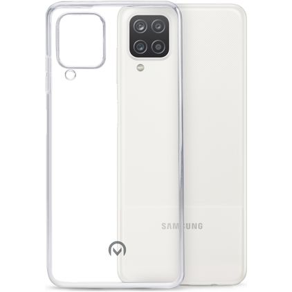 Mobilize Gelly Coque Transparente Samsung Galaxy A12 Coque arrière en TPU Souple - Transparent