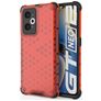 Mobigear Honeycomb Coque Realme GT Neo 3T Coque arrière Rigide Anti-Chocs - Rouge