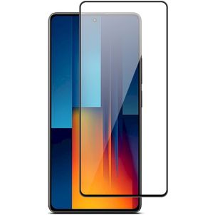 Mobigear Premium POCO M6 Pro Verre trempé Protection d'écran - Compatible Coque - Noir