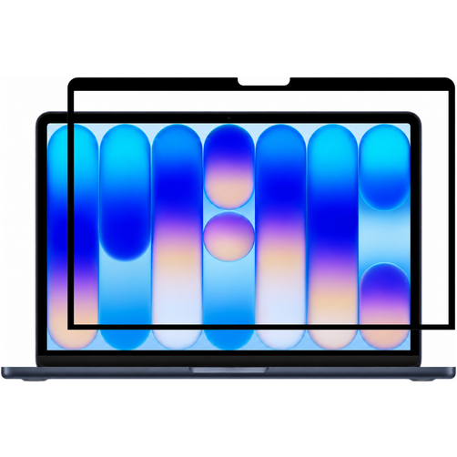 GrizzlyCoat MacBook Neo 13 Pouces (2026) Protection d'écran Anti-Glare Film - Compatible Coque - Noir Model A3404