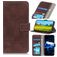 Mobigear Croco Housse iPhone 8 Etui Porte-Monnaie - Marron