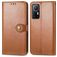 Mobigear Snap Button Housse Xiaomi 12X Etui Porte-Monnaie - Marron