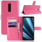 Mobigear Classic Housse Sony Xperia 1 Etui Porte-Monnaie - Magenta