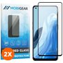 Mobigear Premium OPPO Reno 8 Lite Verre trempé Protection d'écran - Compatible Coque - Noir (Lot de 2)