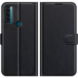 Mobigear Classic Housse TCL 20 SE Etui Porte-Monnaie - Noir