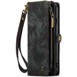 Caseme 008 Housse iPhone 8 Plus Etui avec Coque Détachable Porte-Monnaie - Noir