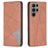 Mobigear Rhombus Slim Samsung Galaxy S25 Ultra Étui - Marron