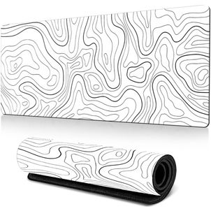 Mobigear Anti-Slip - Tapis de souris - 40 x 90 CM - Abstract Fluid 23