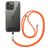 Mobigear Lanyard - Cordon de téléphone universel ajustable - Orange