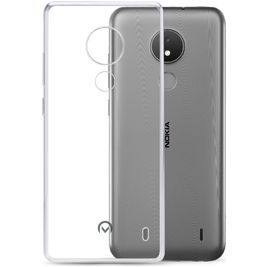 Mobilize Gelly Coque Transparente Nokia C21 Coque arrière en TPU Souple - Transparent