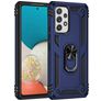 Mobigear Armor Ring Coque Samsung Galaxy A53 Coque arrière Rigide Anti-Chocs avec Anneau-Support - Bleu