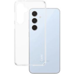 CARE by PanzerGlass Flagship Coque Transparente Samsung Galaxy S24 FE Coque arrière Rigide - Transparent