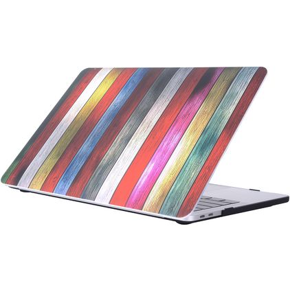 Mobigear Design Wood MacBook Pro 15 pouces (2016-2019) Coque rigide pour MacBook - Model 3 - Modèle A1707 / A1990