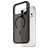 CARE by PanzerGlass Flagship Coque iPhone 17 Pro Max MagSafe Coque arrière Rigide - Smokey Black