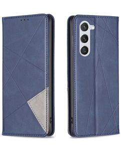 Mobigear Rhombus Slim Housse Samsung Galaxy S23 Etui - Bleu