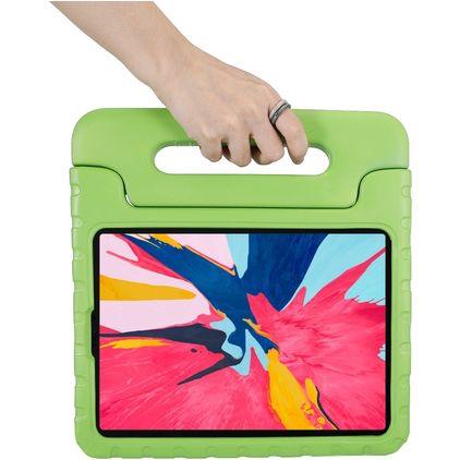 Mobigear Classic Coque iPad Air 3 (2019) Coque de tablette pour enfants avec Poignée Enfants en EVA - Vert
