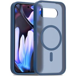 Mobigear Shockproof Coque Google Pixel 9a MagSafe Coque arrière Rigide - Bleu