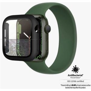 PanzerGlass Full Body Apple Watch - 41 mm Verre trempé Protection integrale - Compatible Coque - Noir