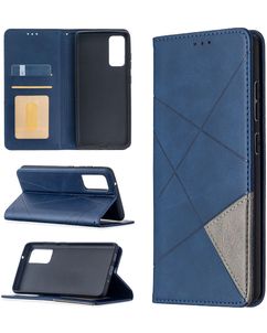 Mobigear Rhombus Slim Housse Samsung Galaxy S20 FE Etui - Bleu