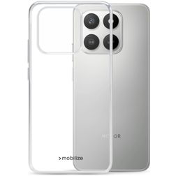 Mobilize Gelly Case Coque Transparente HONOR 400 Smart Coque arrière en TPU Souple - Transparent
