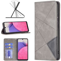 Mobigear Rhombus Slim Samsung Galaxy A33 Étui - Gris