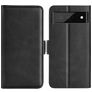 Mobigear Slim Magnet Housse Google Pixel 6a Etui Porte-Monnaie - Noir