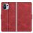 Mobigear Slim Magnet Xiaomi Mi 11 Lite Étui Portefeuille - Rouge