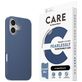 CARE by PanzerGlass Fashionable Coque iPhone 16 MagSafe Coque arrière en Silicone - Bleu