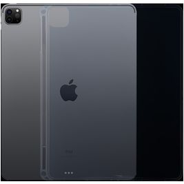 Mobigear Basics Pencil Coque iPad Pro 12.9 Pouces (2021) Mince Coque arrière en en TPU Souple - Transparent