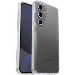 Otterbox Symmetry Coque Transparente Samsung Galaxy S24 FE Coque arrière Rigide Anti-Chocs - Transparent