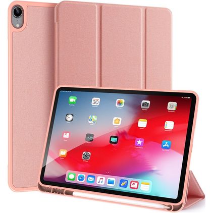 Dux Ducis Domo Coque iPad Air 4 (2020) Etui + Porte-crayon - Rose