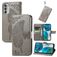 Mobigear Butterfly Motorola Moto G52 Étui Portefeuille - Gris