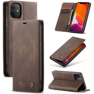 Caseme 013 Housse iPhone 11 Etui Porte-Monnaie - Marron