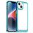 Mobigear Crystal Coque iPhone 15 Coque arrière Rigide - Transparent / Turquoise