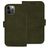 My Style Flex Wallet Housse iPhone 12 Pro Etui Porte-Monnaie - Forest Green