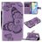 Mobigear Butterfly Housse iPhone 12 Mini Etui Porte-Monnaie - Violet