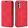 Mobigear Retro Slim Housse Motorola Moto G42 Etui Porte-Monnaie - Rouge