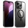 Valenta Trend Coque iPhone 16 Pro Max MagSafe Coque arrière Rigide - Noir