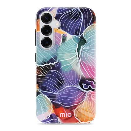 MIO Coque Samsung Galaxy S25 Plus MagSafe Coque arrière Rigide - Flowers