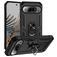 Mobigear Armor Ring Coque Google Pixel 9 Pro XL Coque arrière Rigide Anti-Chocs avec Anneau-Support - Noir