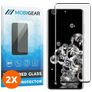 Mobigear Curved Samsung Galaxy S20 Ultra Verre trempé Protection d'écran - Compatible Coque - Noir (Lot de 2)