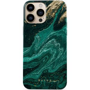 Burga Tough Coque iPhone 14 Pro Coque arrière Rigide Anti-Chocs - Emerald Pool