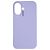 Nudient Base Coque iPhone 16 Plus Coque arrière en Silicone - Soft Purple
