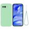 Mobigear Rubber Touch Coque Google Pixel 10a Coque arrière en Silicone - Vert