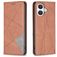 Mobigear Rhombus Slim Housse iPhone 17 Etui - Marron