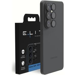 Elite Samsung Galaxy S26 Verre trempé Protection objectif caméra - Compatible coque - Noir