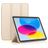 Mobigear Tri-Fold Gel Coque iPad 10 (2022) Etui en TPU,Similicuir - Or