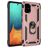 Mobigear Armor Ring Samsung Galaxy A71 Plastique rigide Coque arrière Antichoc avec bague de maintien - Rose doré