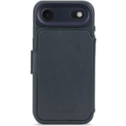Decoded Detachable Wallet Housse iPhone Air MagSafe Etui avec Coque Détachable en Cuir Véritable Porte-Monnaie - Navy Shadow